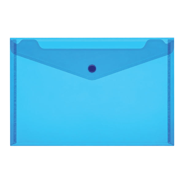 Envelope with Button A4 Blue 2