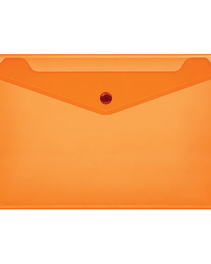 Envelope with Button A4 Orange 2