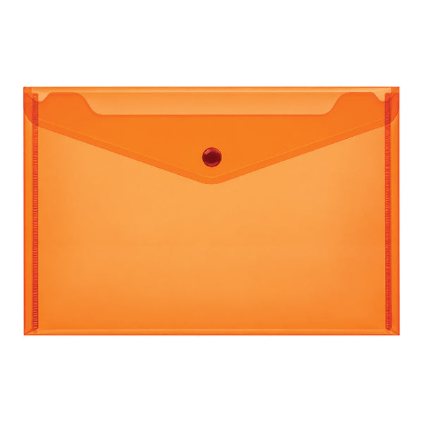 Envelope with Button A4 Orange 2