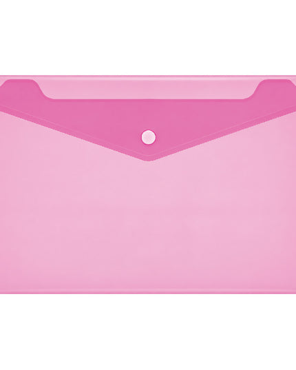 Envelope with Button A4 Pink 2