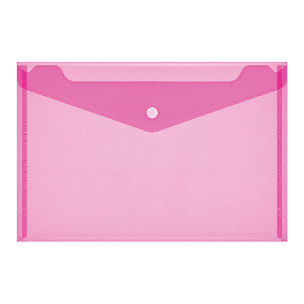 Envelope with Button A4 Pink 2