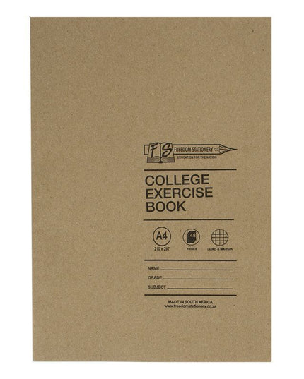 Exercise Book 48pg A4 Quad & Margin 1
