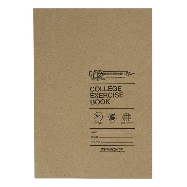 Exercise Book 48pg A4 Quad & Margin 1