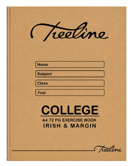 Exercise Book A4 72pg Irish & Margin 2