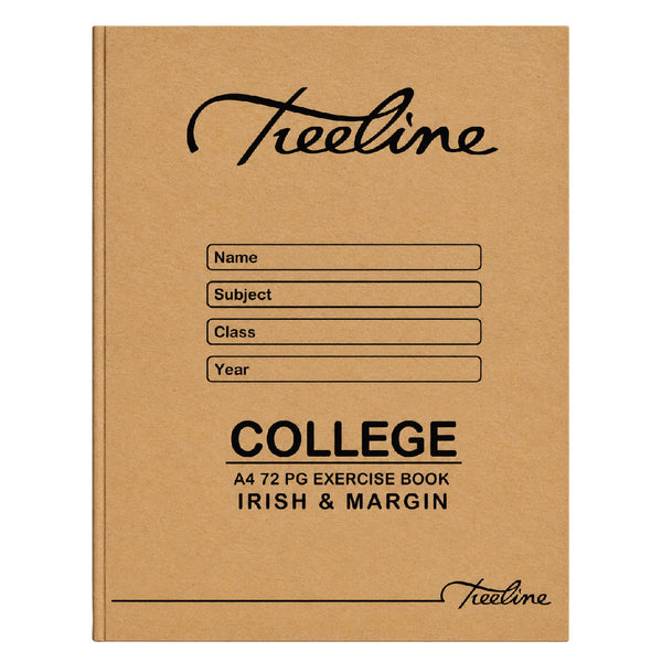 Exercise Book A4 72pg Irish & Margin 2