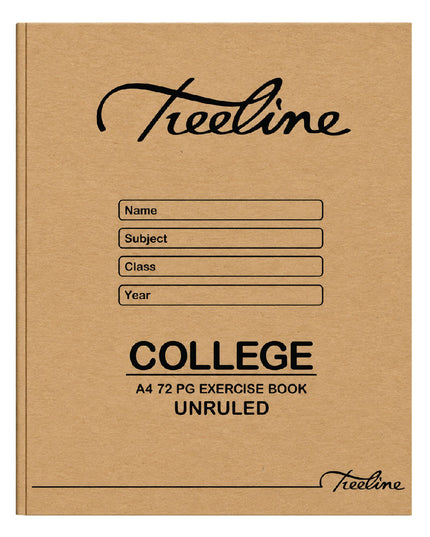 Exercise Book A4 72pg Unruled 2