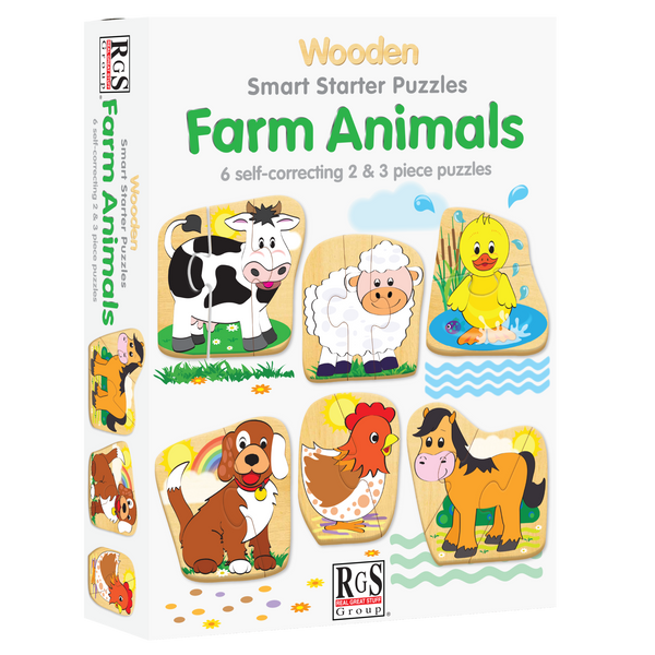 Puzzle - Smart Starter 2&3 pieces Farm Animals