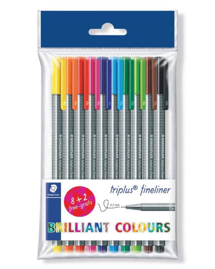 Fine Liners 0.3mm 10's - Staedtler 2