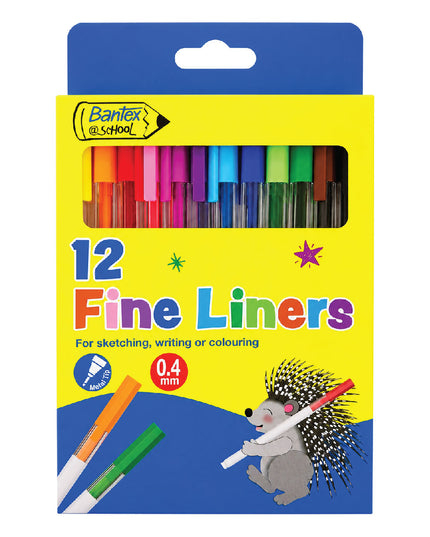 Fine Liners 0.4mm 12's - Bantex 1