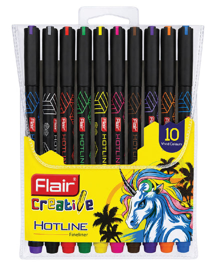 Fineliner Hotline 10's - Flair Creative 2