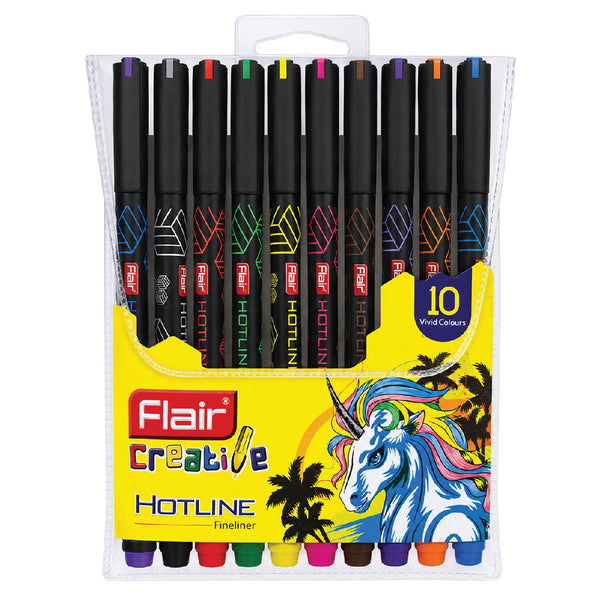 Fineliner Hotline 10's - Flair Creative 2