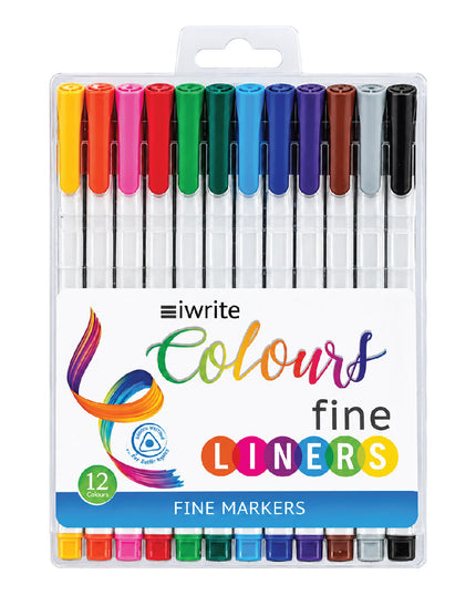 Fineliners 0.4mm 12's - iWrite 2