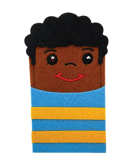 Finger Puppet - Family of 7 - African 14