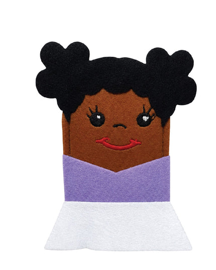 Finger Puppet - Family of 7 - African 16