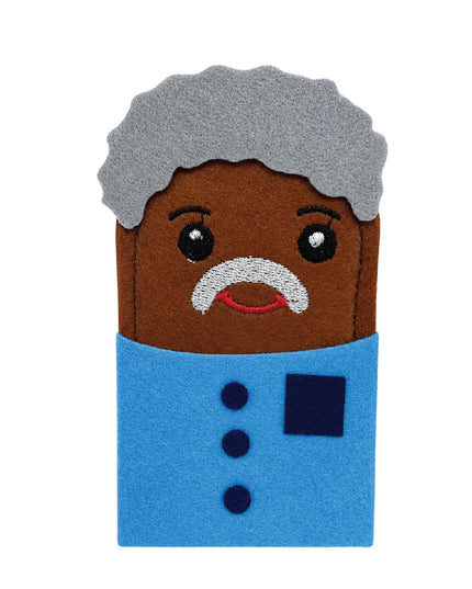 Finger Puppet - Family of 7 - African 8