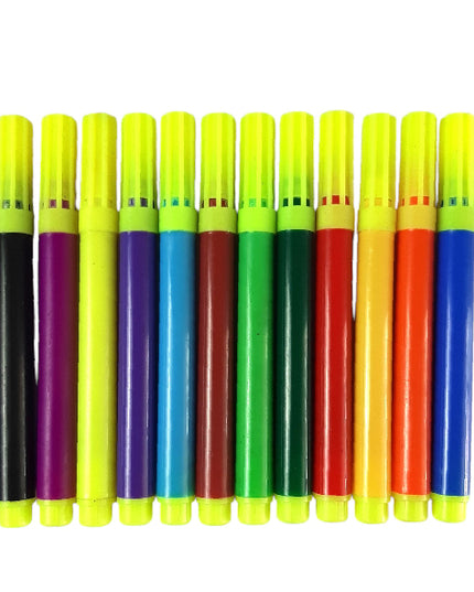 Flair Felt Tip Water Colour Pens Halve 12's 1