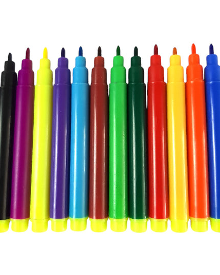 Flair Felt Tip Water Colour Pens Halve 12's 2