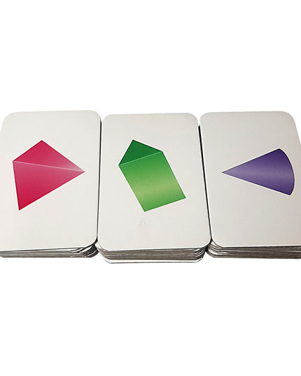 Flash Cards 2D & 3D Shapes and Colours