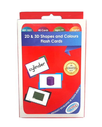 Flash Cards 2D & 3D Shapes and Colours