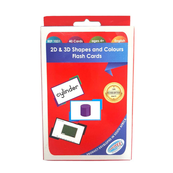 Flash Cards 2D & 3D Shapes and Colours