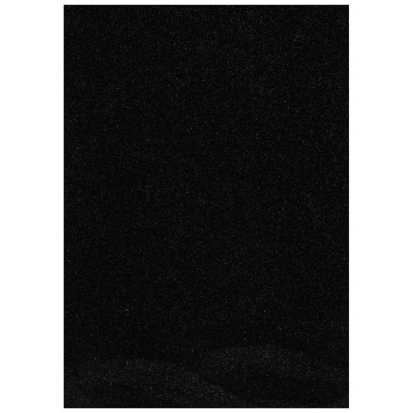 Foam Fun A4 Glitter - Black