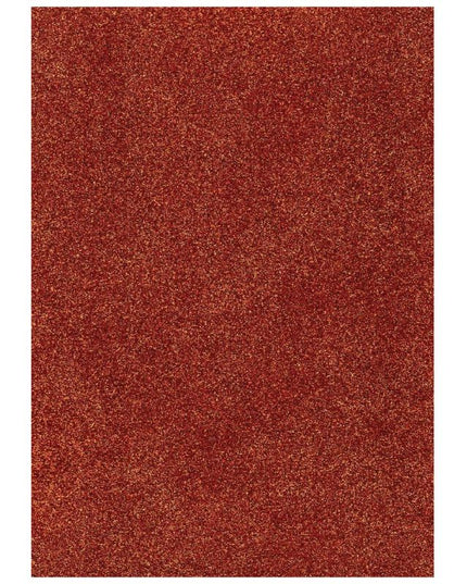 Foam Fun A4 Glitter - Orange