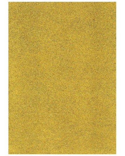 Foam Fun A4 Glitter - Yellow