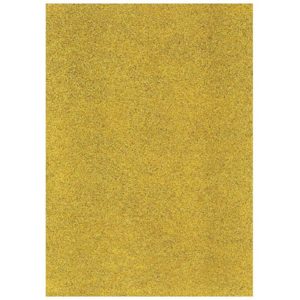 Foam Fun A4 Glitter - Yellow