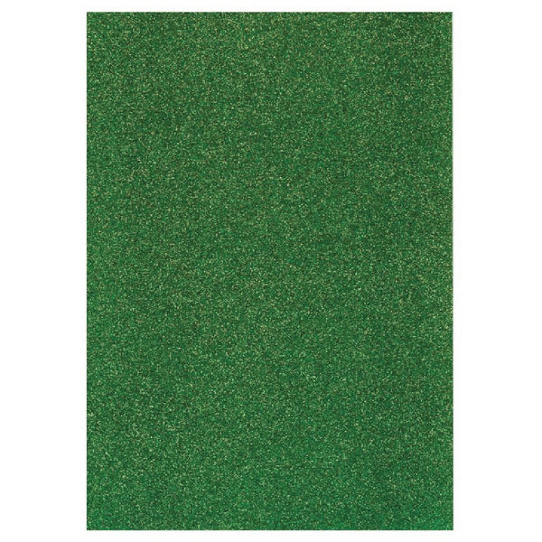 Foam Fun A4 Glitter - Green 2