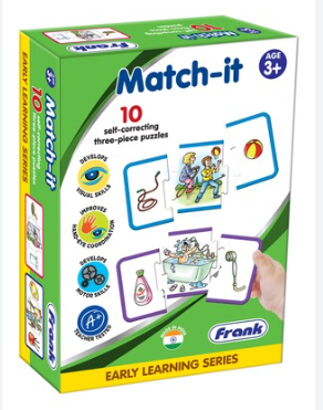 Frank Match It 10 Self Correcting Three-Piece Puzzles 1