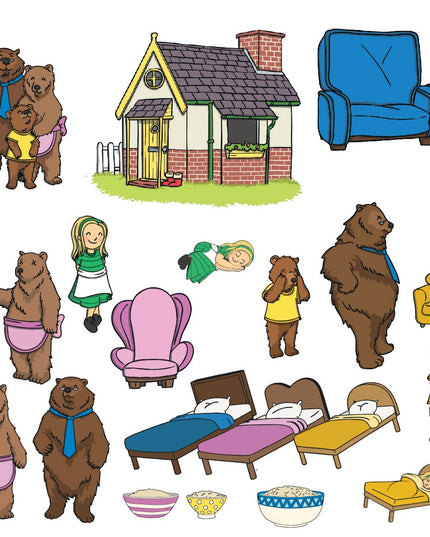 Funky Felt - Goldilocks and the Three Bears