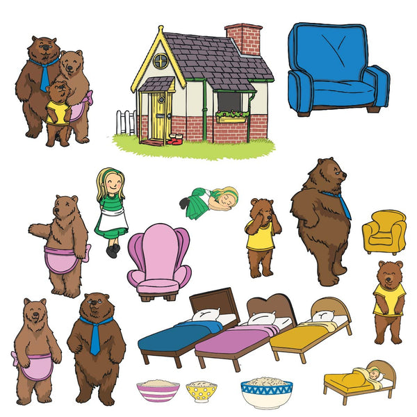 Funky Felt - Goldilocks and the Three Bears