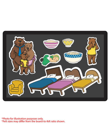 Funky Felt - Goldilocks and the Three Bears