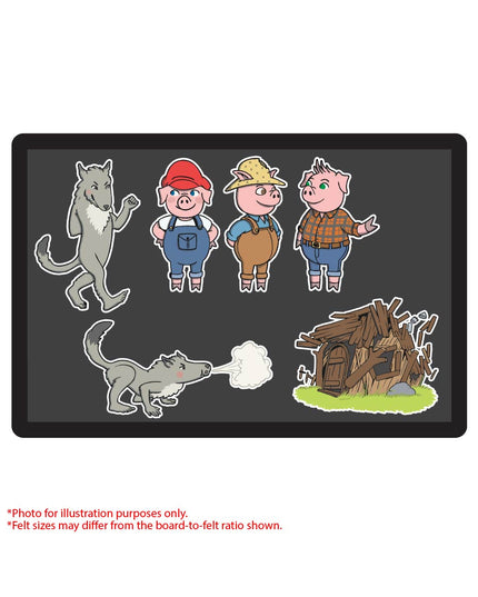 Funky Felt - Three Little Pigs