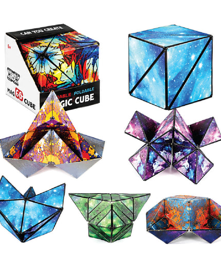 Game - Boxed 3D Magic Cube - Changeable Magnetic 5