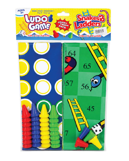 Game - Snakes & Ladders - Giant Twin Pack Playmat 2
