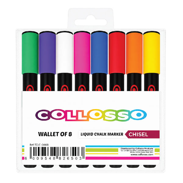 Glass - Chalkboard - Markers 8's - Collosso 1
