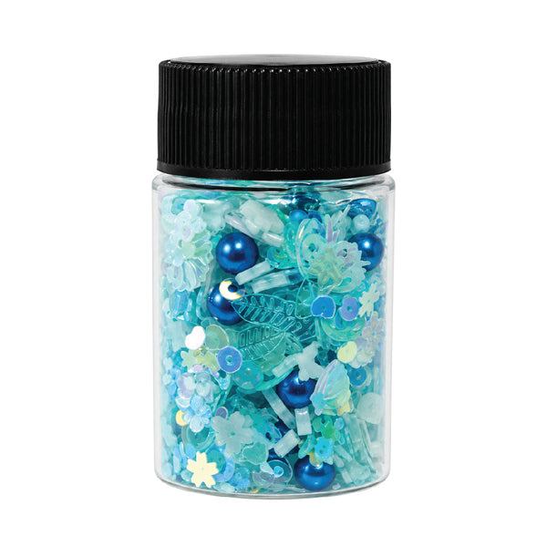 Glitter Resin Filler Blue