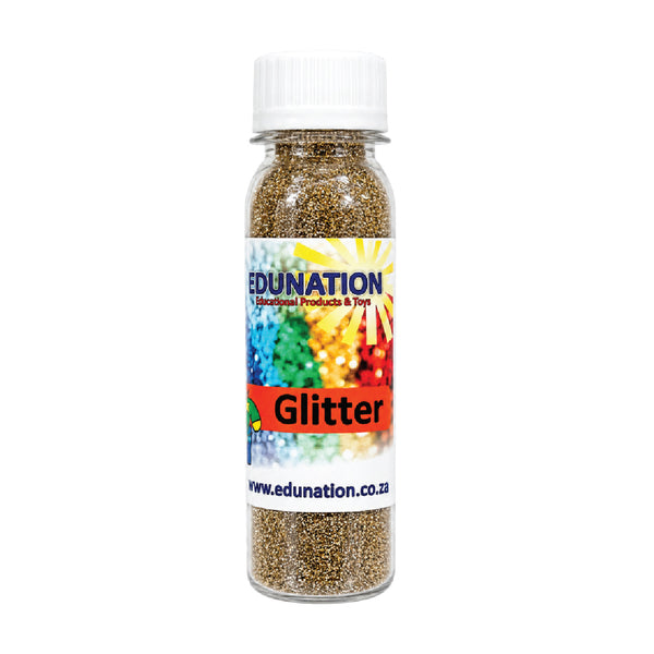Glitter Bottle 100ml Gold 2