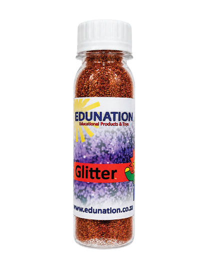 Glitter Bottle 100ml Rust 1