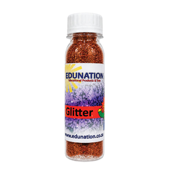 Glitter Bottle 100ml Rust 1