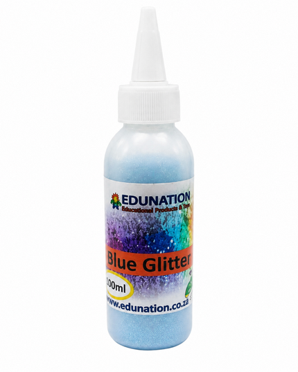 Glitter Bottle with Spout 100g Blue 1
