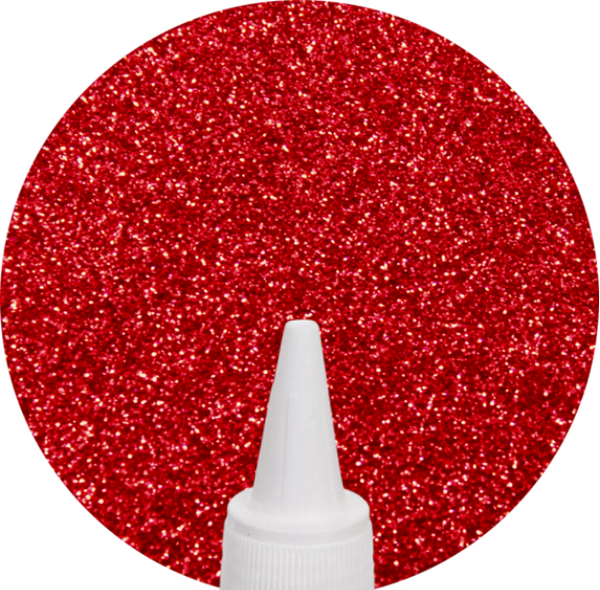 Glitter Red 100g in Spout bottle