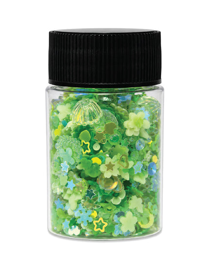 Glitter Resin Filler Green 2