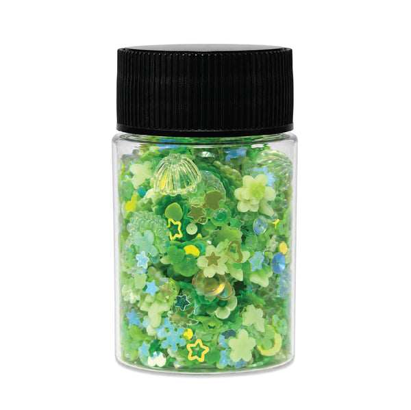 Glitter Resin Filler Green 2