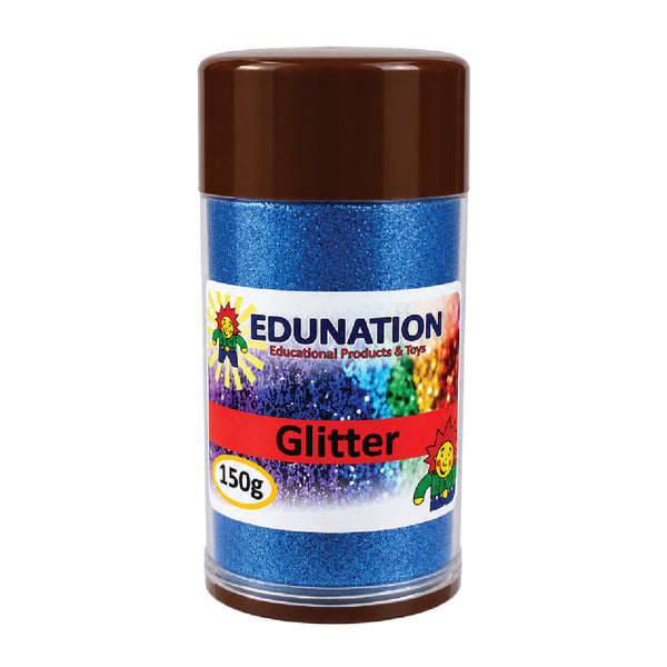 Glitter Shakers Edunation 150g Blue 2