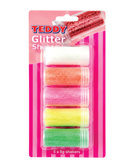 Glitter Shakers Teddy 5 x 8g 2