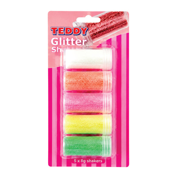 Glitter Shakers Teddy 5 x 8g 2