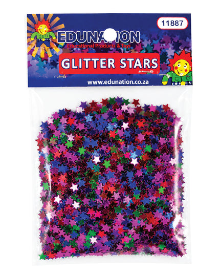 Glitter Stars Edunation Assorted Colours 10g 2
