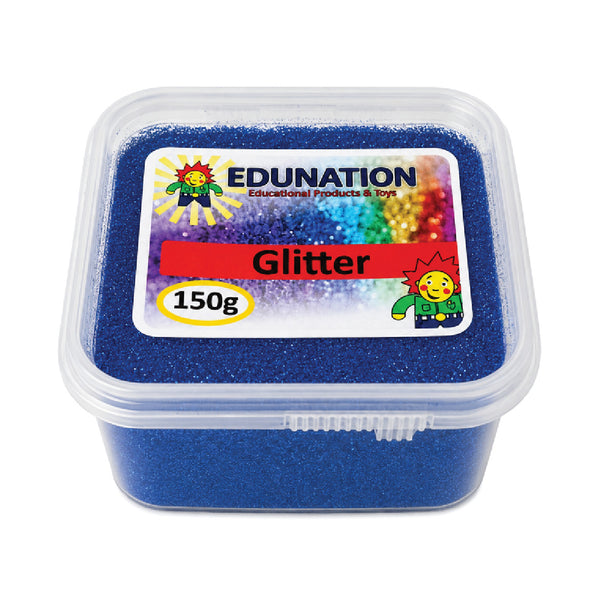 Glitter Tub 150g Blue 1